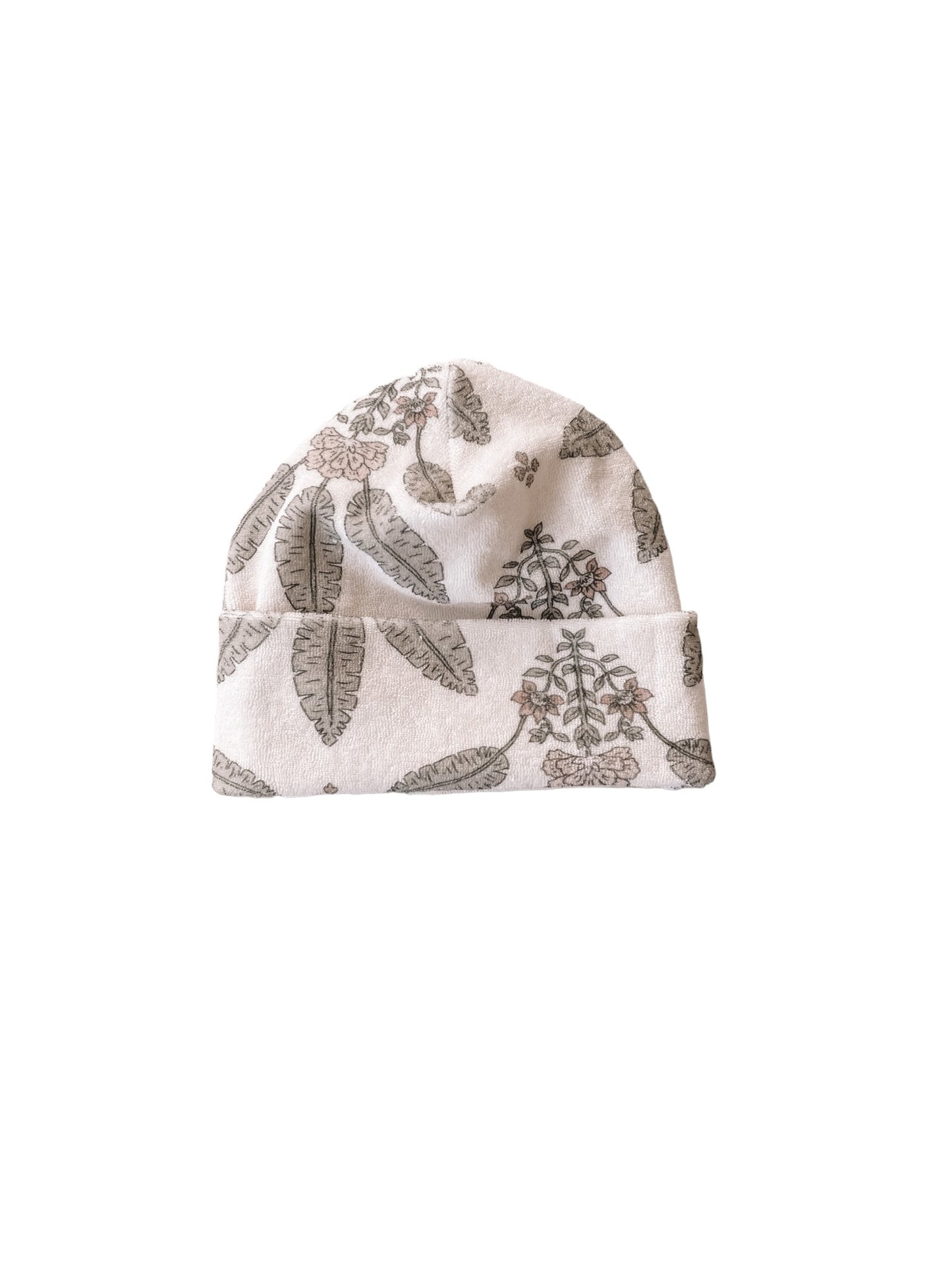 Terry beanie / oriental turtles