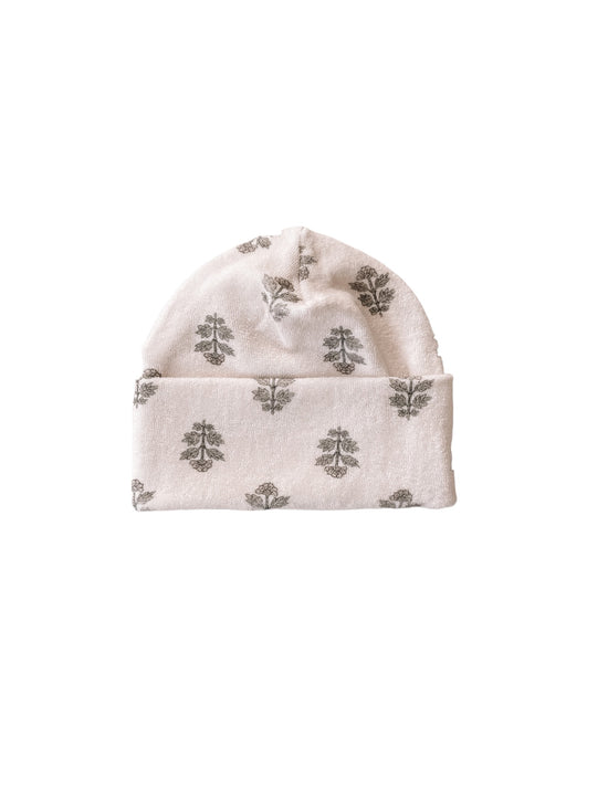 Terry beanie / just floral