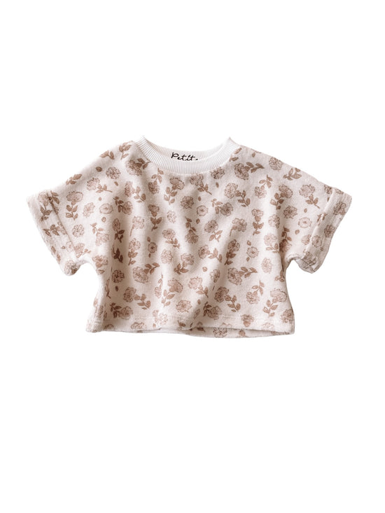 Terry t-shirt / blossom