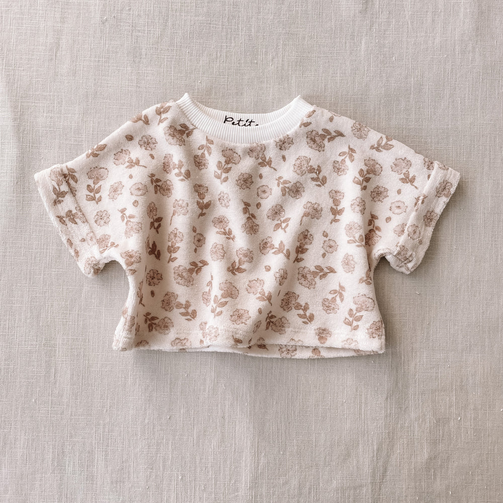 
                      
                        Terry t-shirt / blossom
                      
                    