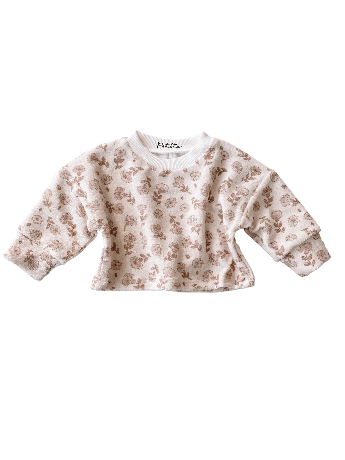 Terry sweater / blossom