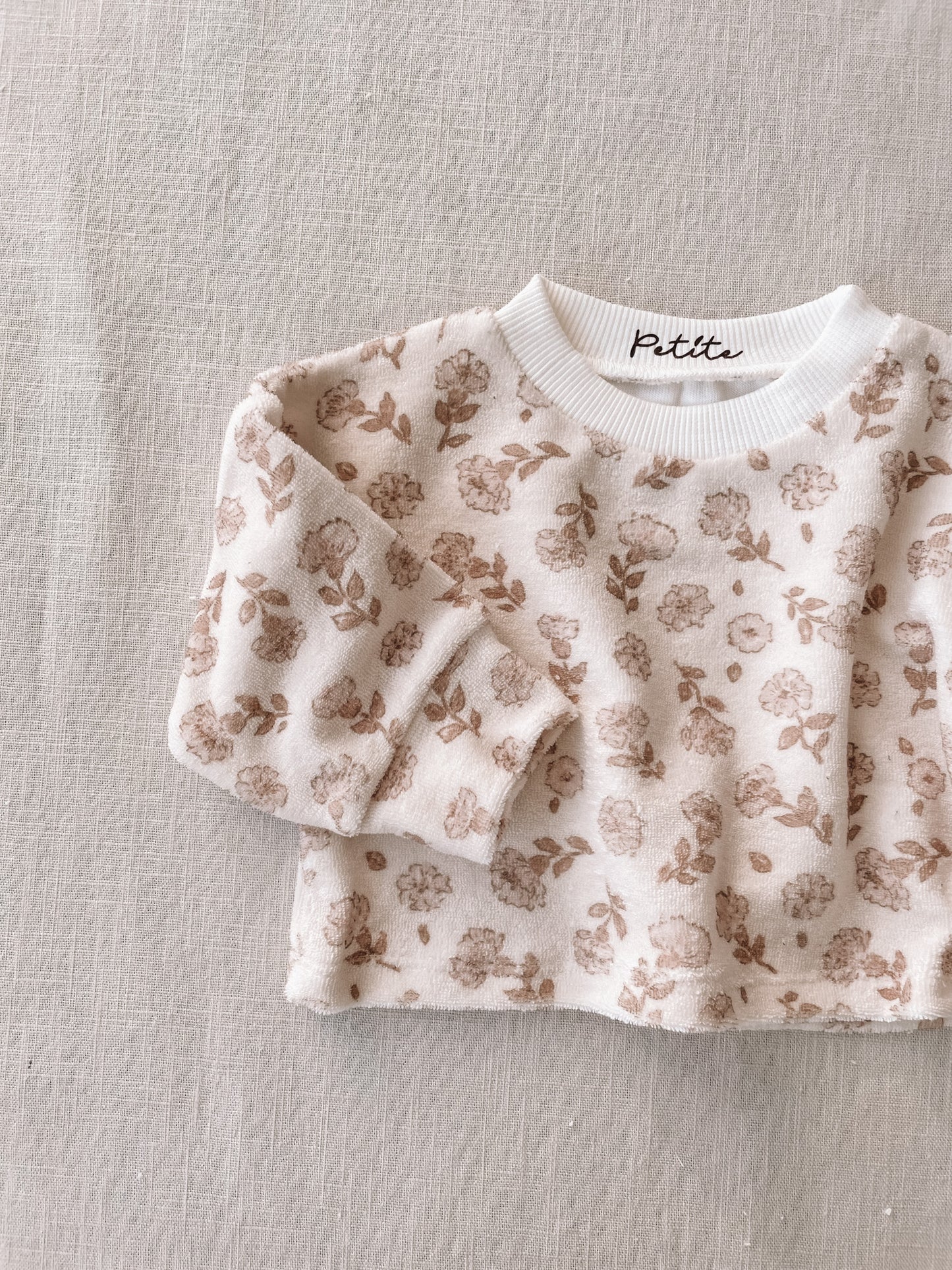 Terry sweater / blossom