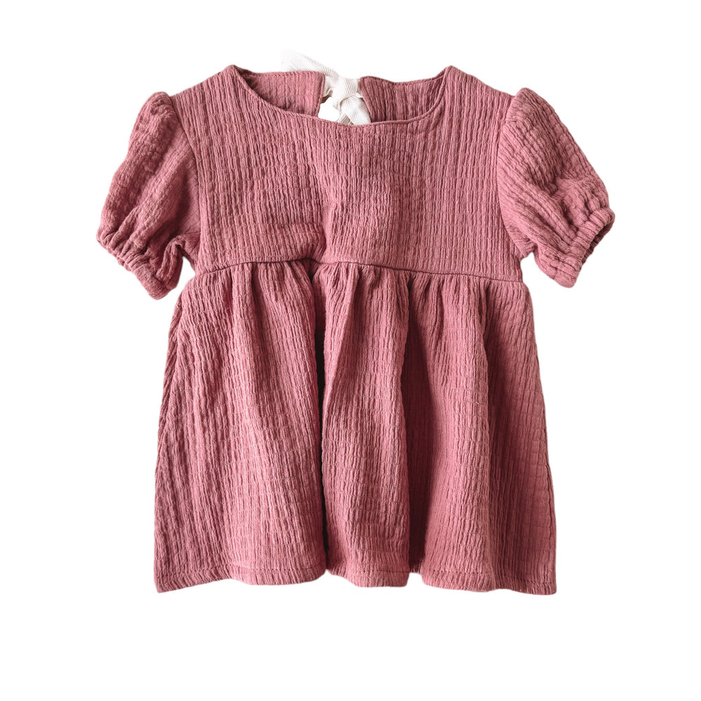 
                      
                        Florence baby dress / pink clay
                      
                    