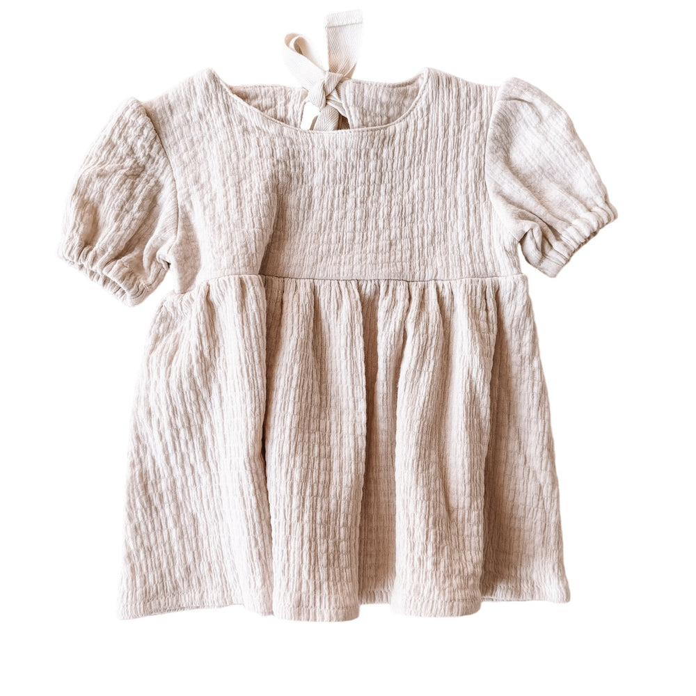 Florence baby dress / muslin - milk