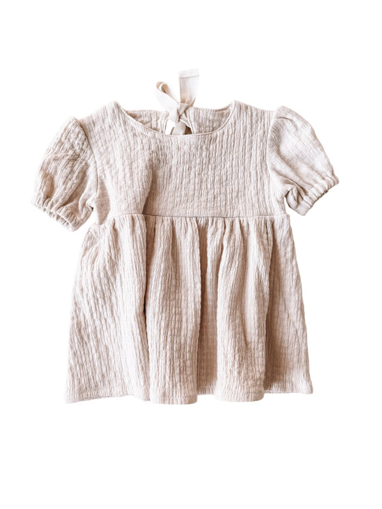 Florence baby dress / muslin - milk