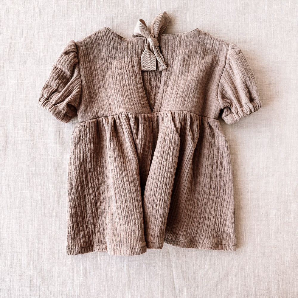 Florence baby dress / cacao