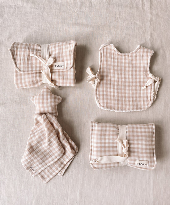 Little star cuddle cloth / checkers