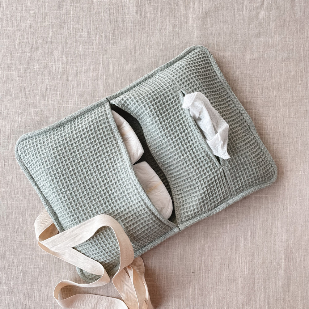 
                      
                        Newborn set / soft waffle - sage
                      
                    