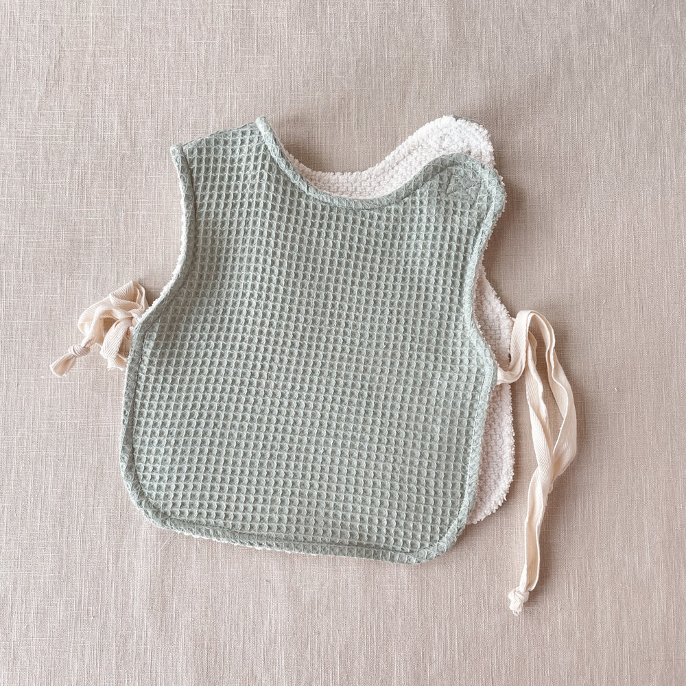 
                      
                        Baby & toddler bib / sage
                      
                    