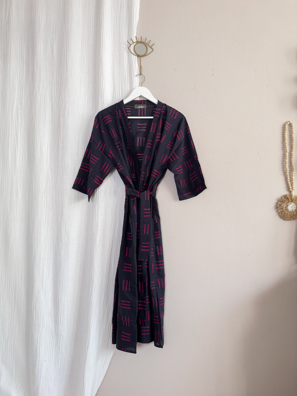 Cotton robe / midnight