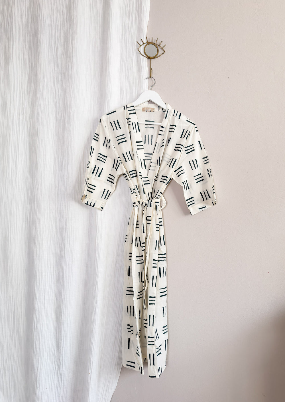 Cotton robe / ivory