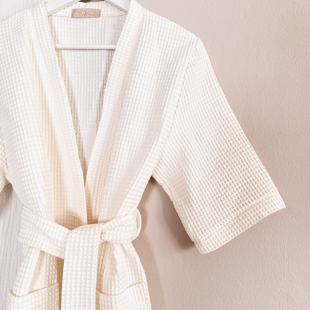 
                      
                        Waffle robe / off white
                      
                    