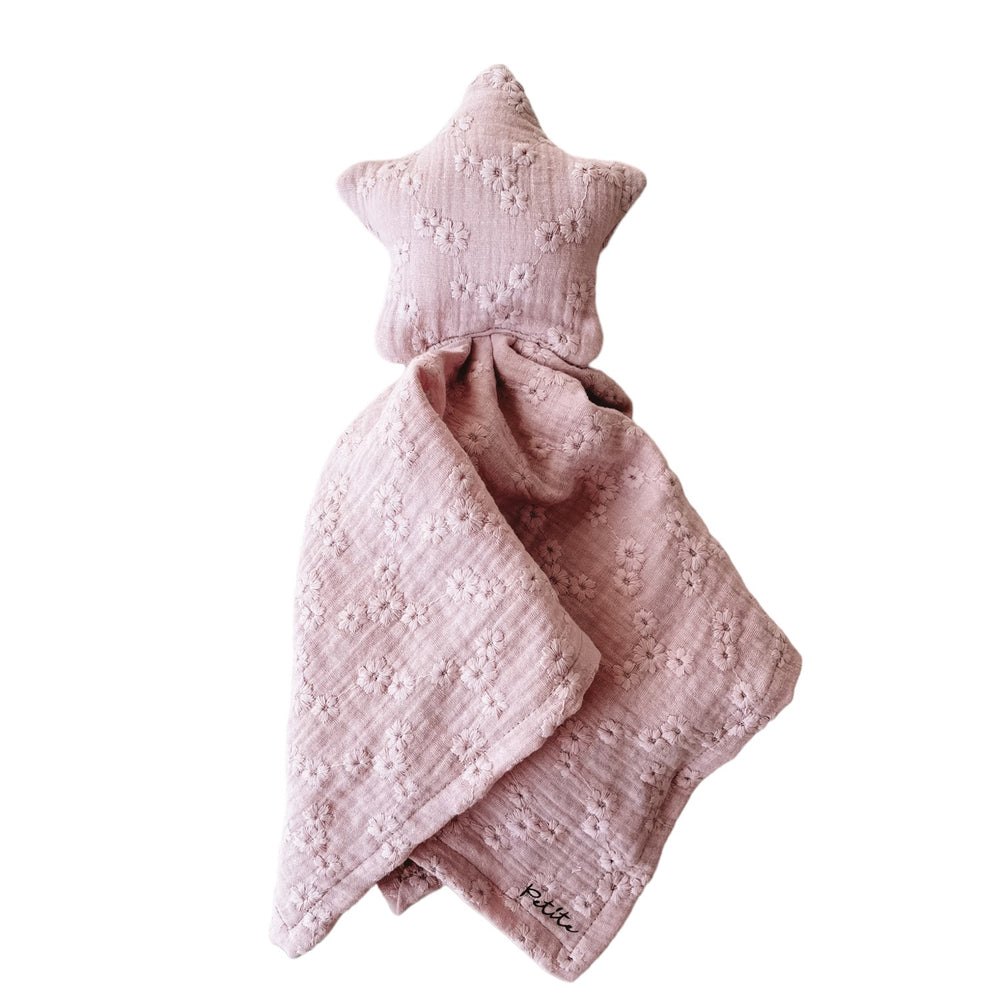 
                      
                        Little star cuddle cloth / embroidered blush
                      
                    