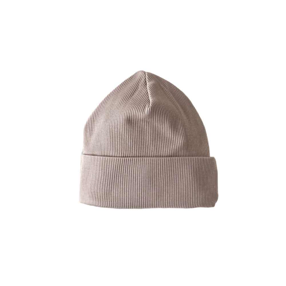 
                      
                        Baby beanie / ribbed earth tones
                      
                    