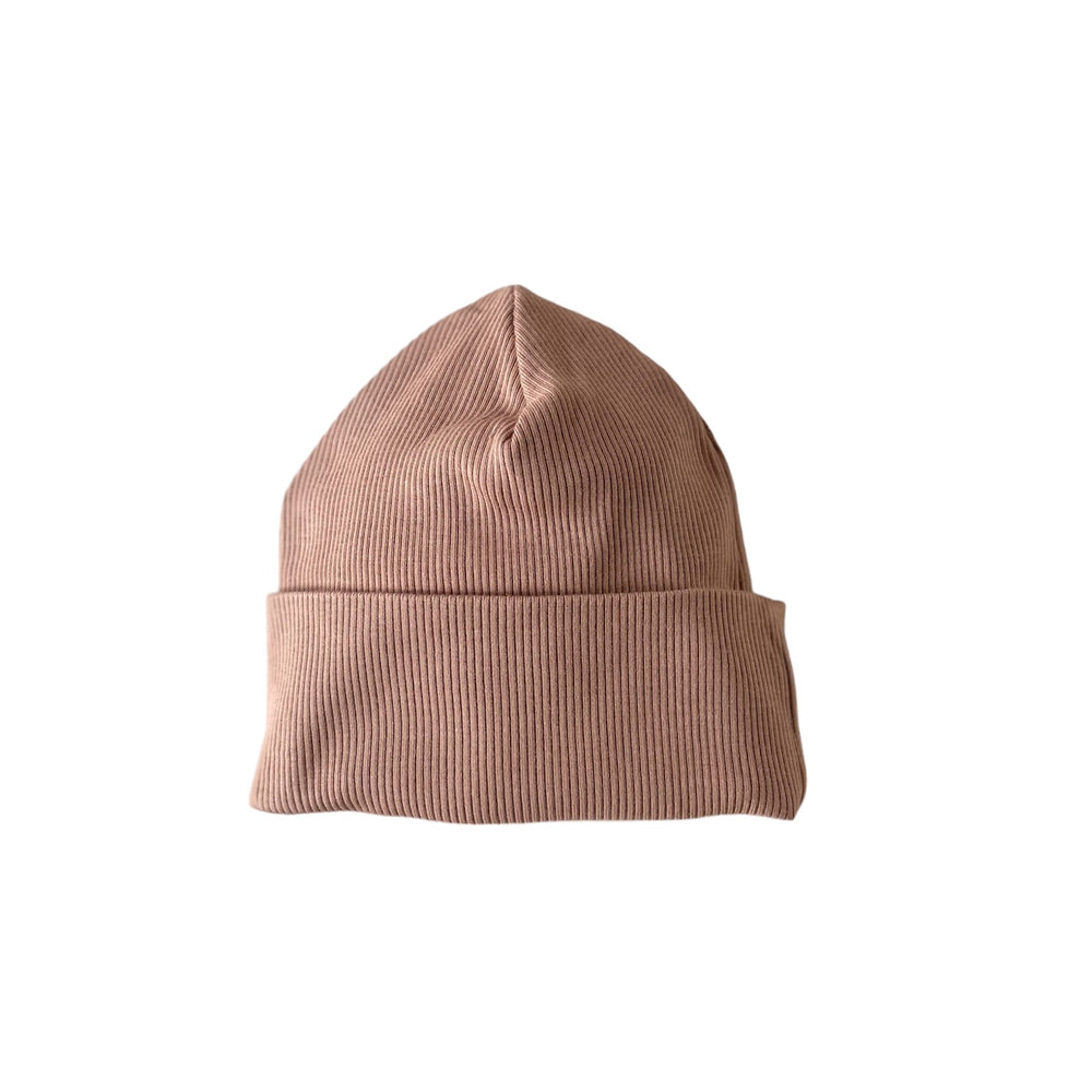 
                      
                        Baby beanie / ribbed earth tones
                      
                    