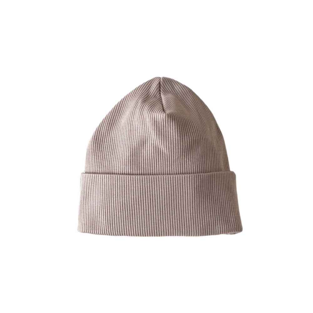 
                      
                        Baby beanie / ribbed earth tones
                      
                    