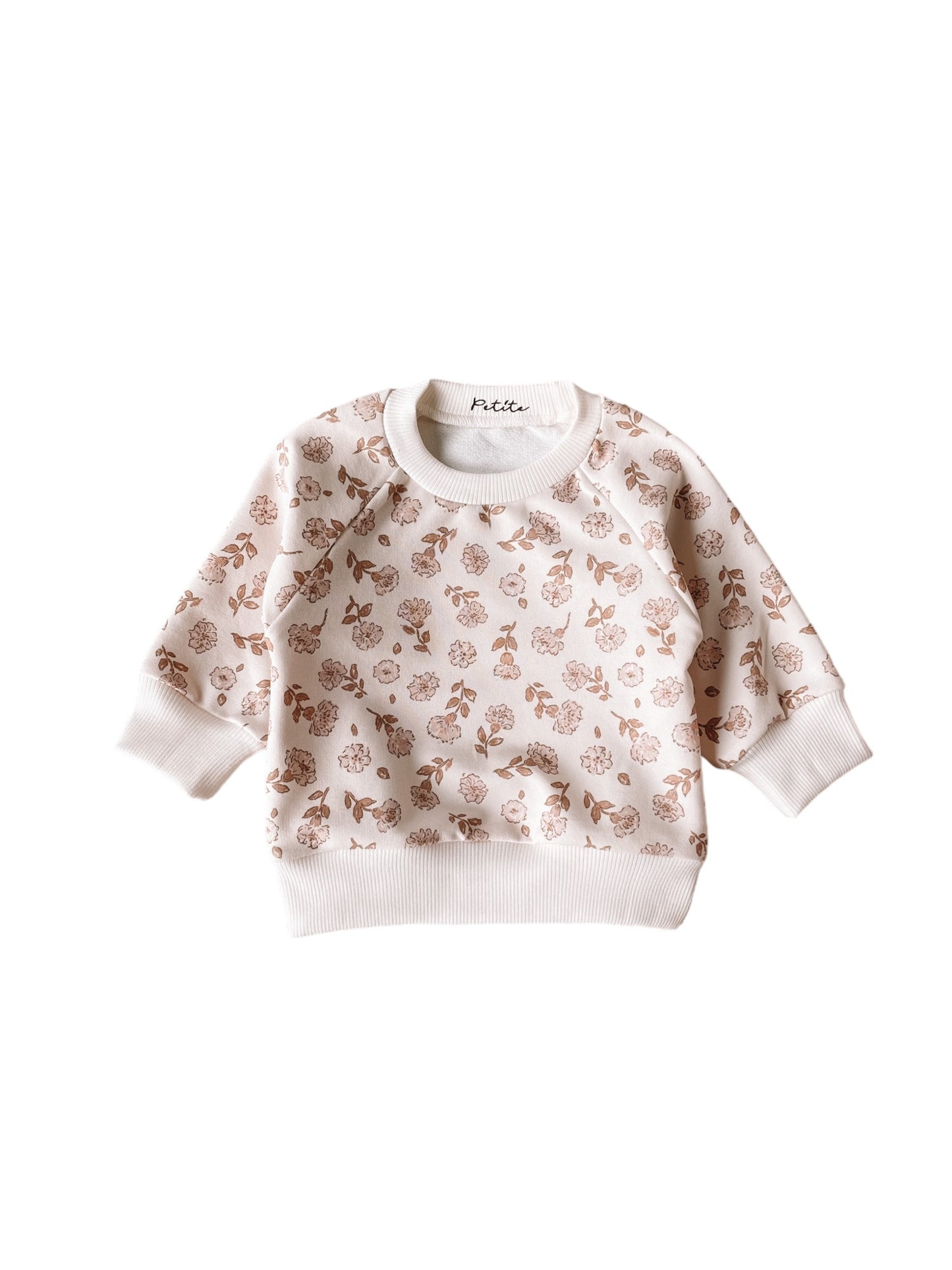 Baby cotton sweatshirt / blossom