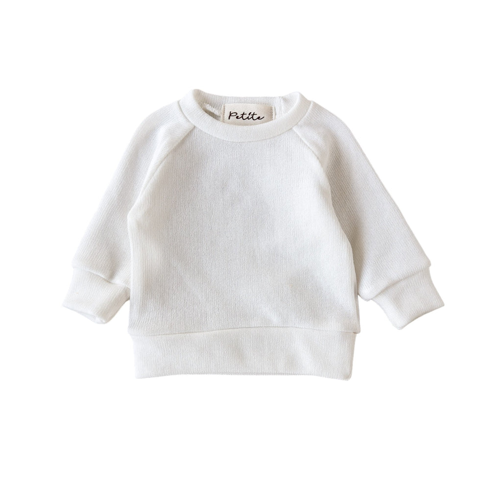 Knitted sweater / ivory