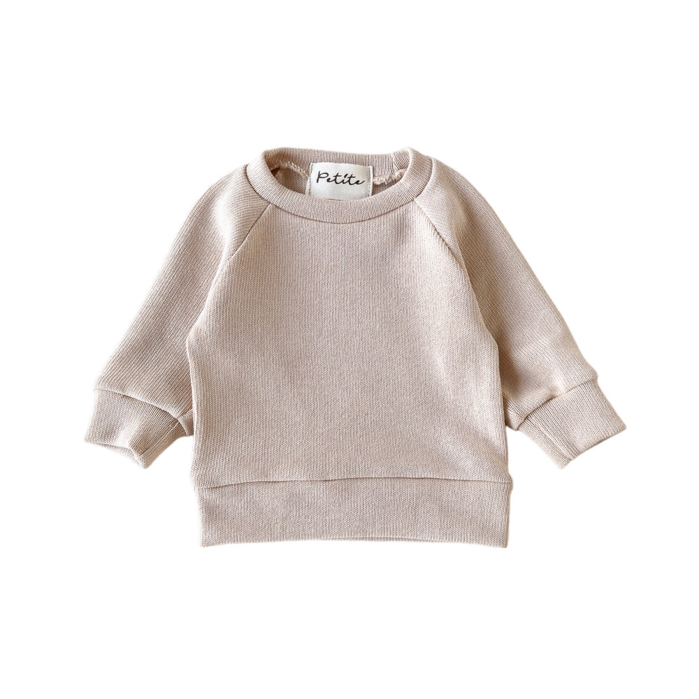 Knitted sweater / light beige