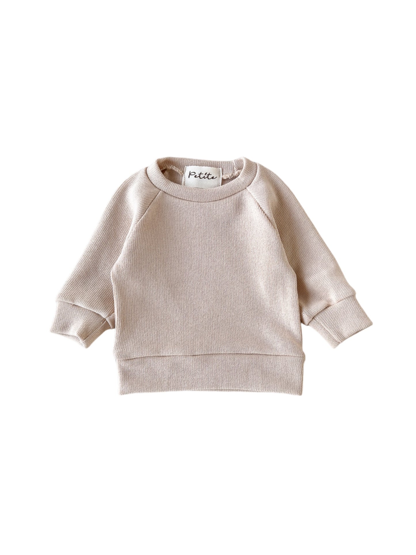Knitted sweater / light beige