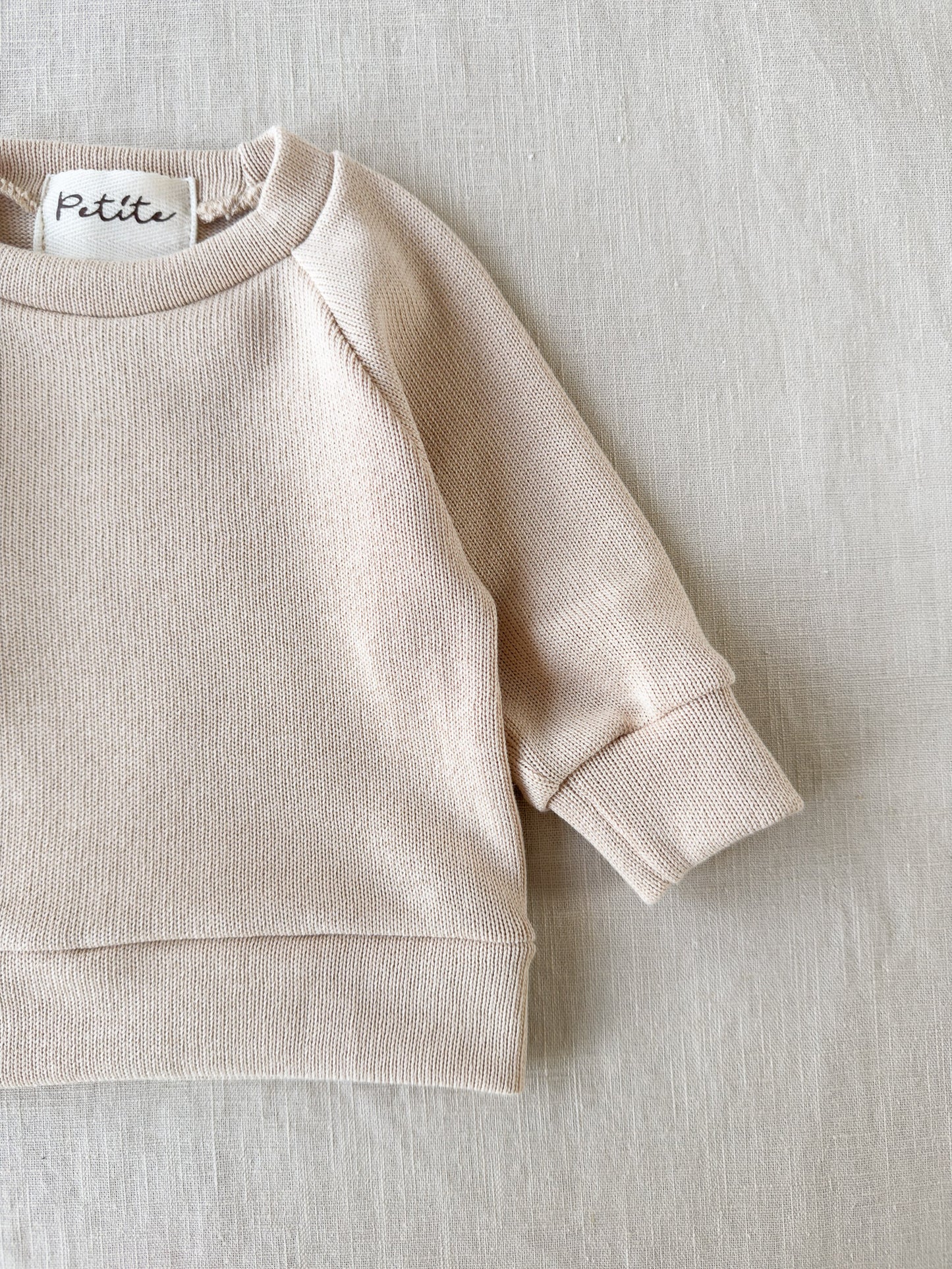 Knitted sweater / light beige