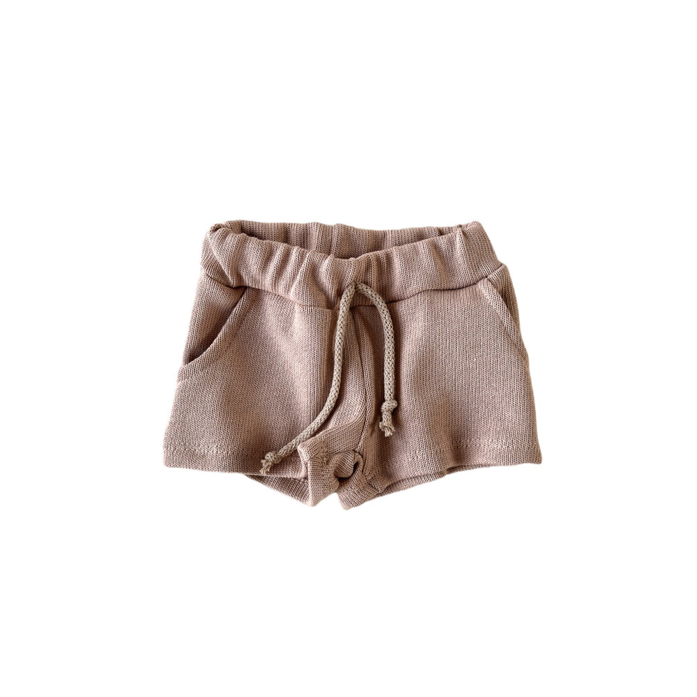 
                      
                        Knit shorts / dark beige
                      
                    