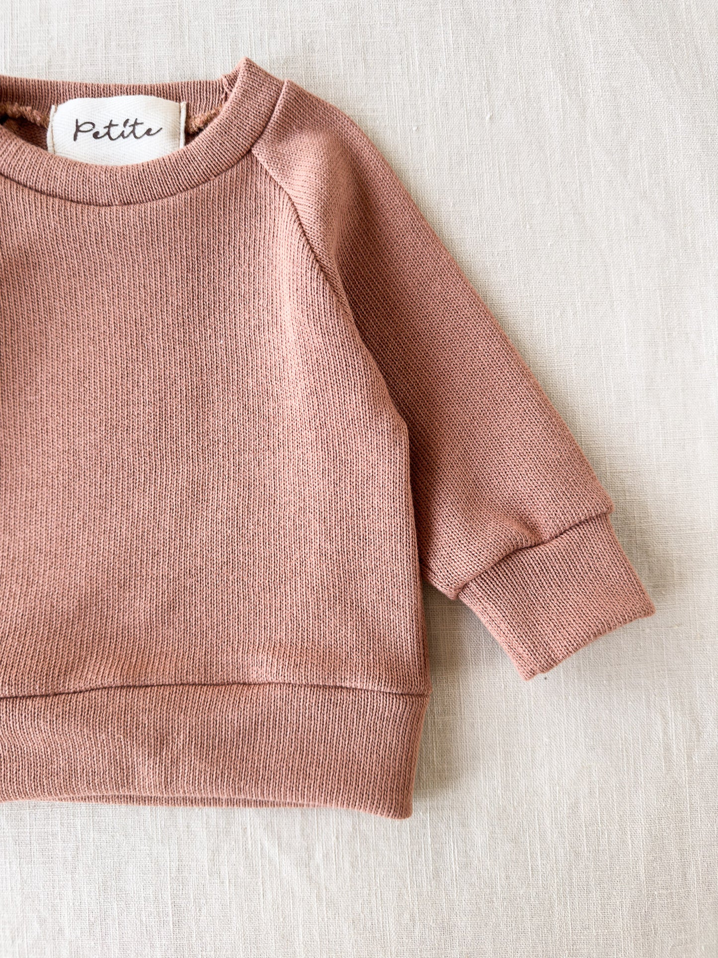 Knitted sweater / Clay