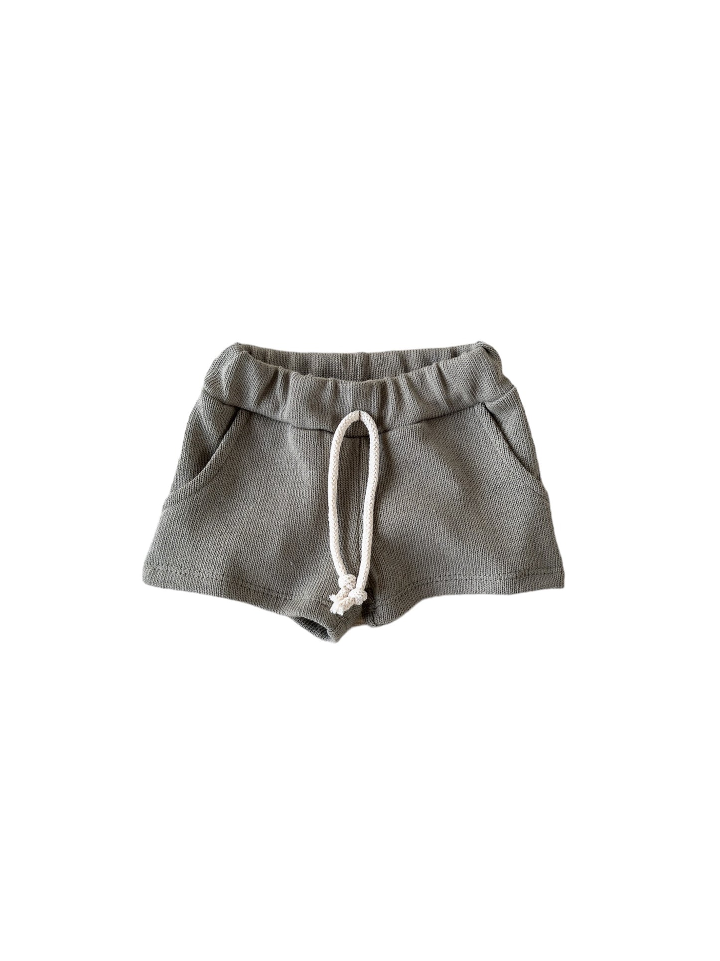 Load image into Gallery viewer, Knit shorts / olive
