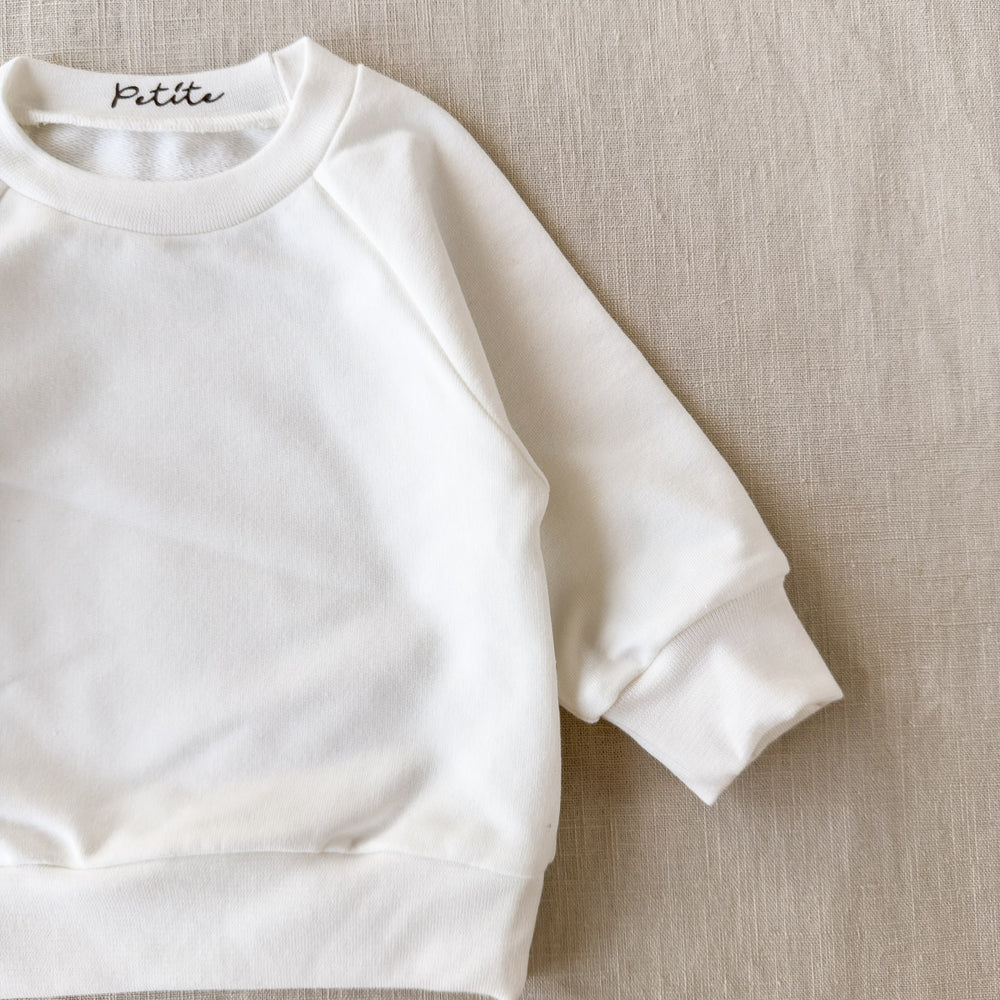 
                      
                        Cotton sweater / ivory
                      
                    