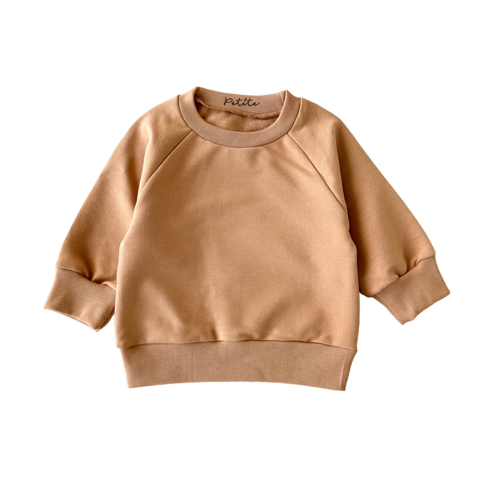 Cotton sweater / cinnamon