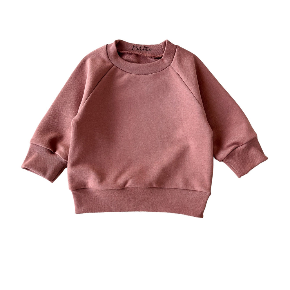 Cotton sweater / mauve