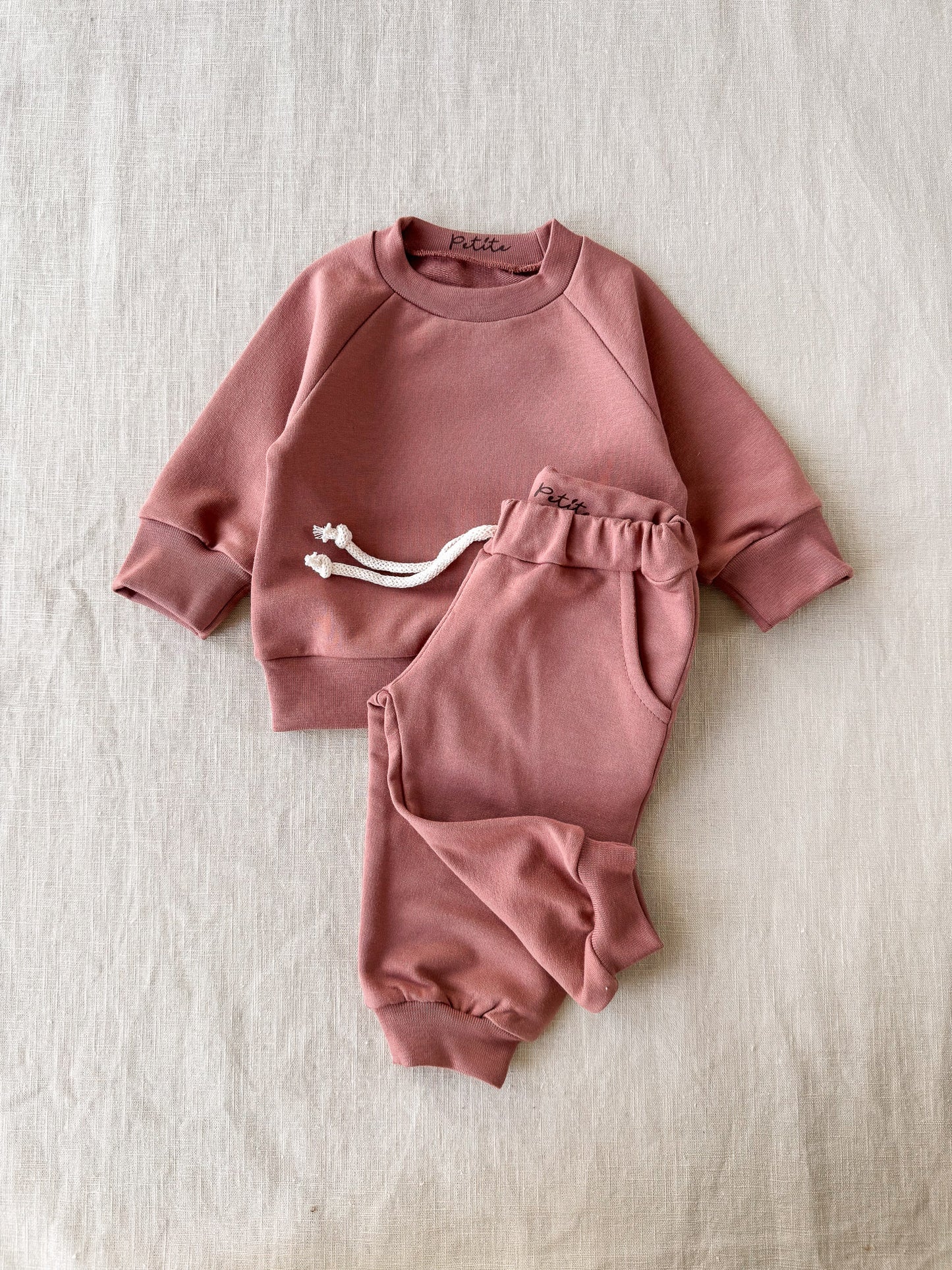 Cotton sweater / mauve