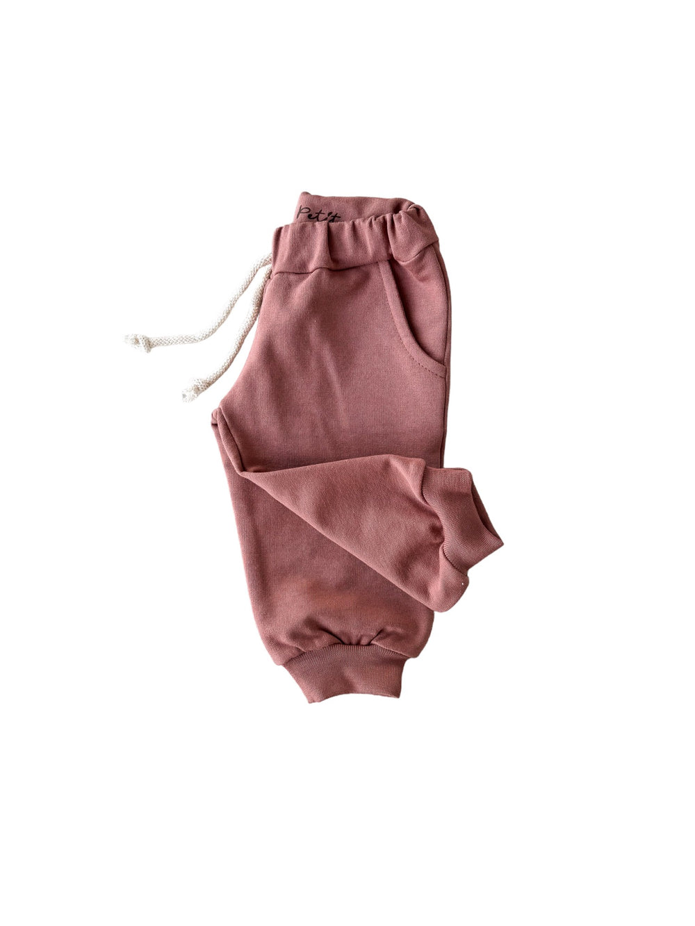 Cotton sweatpants / mauve