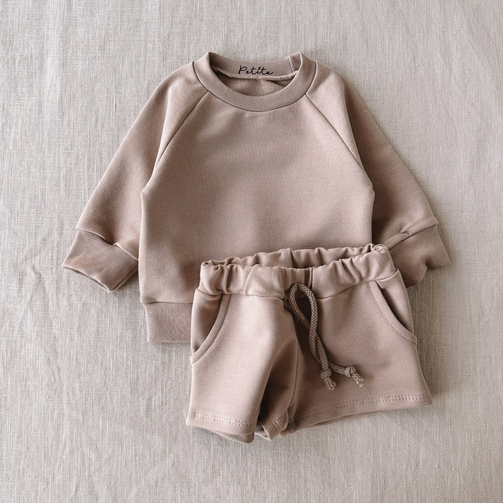 
                      
                        Cotton shorts / dark beige
                      
                    