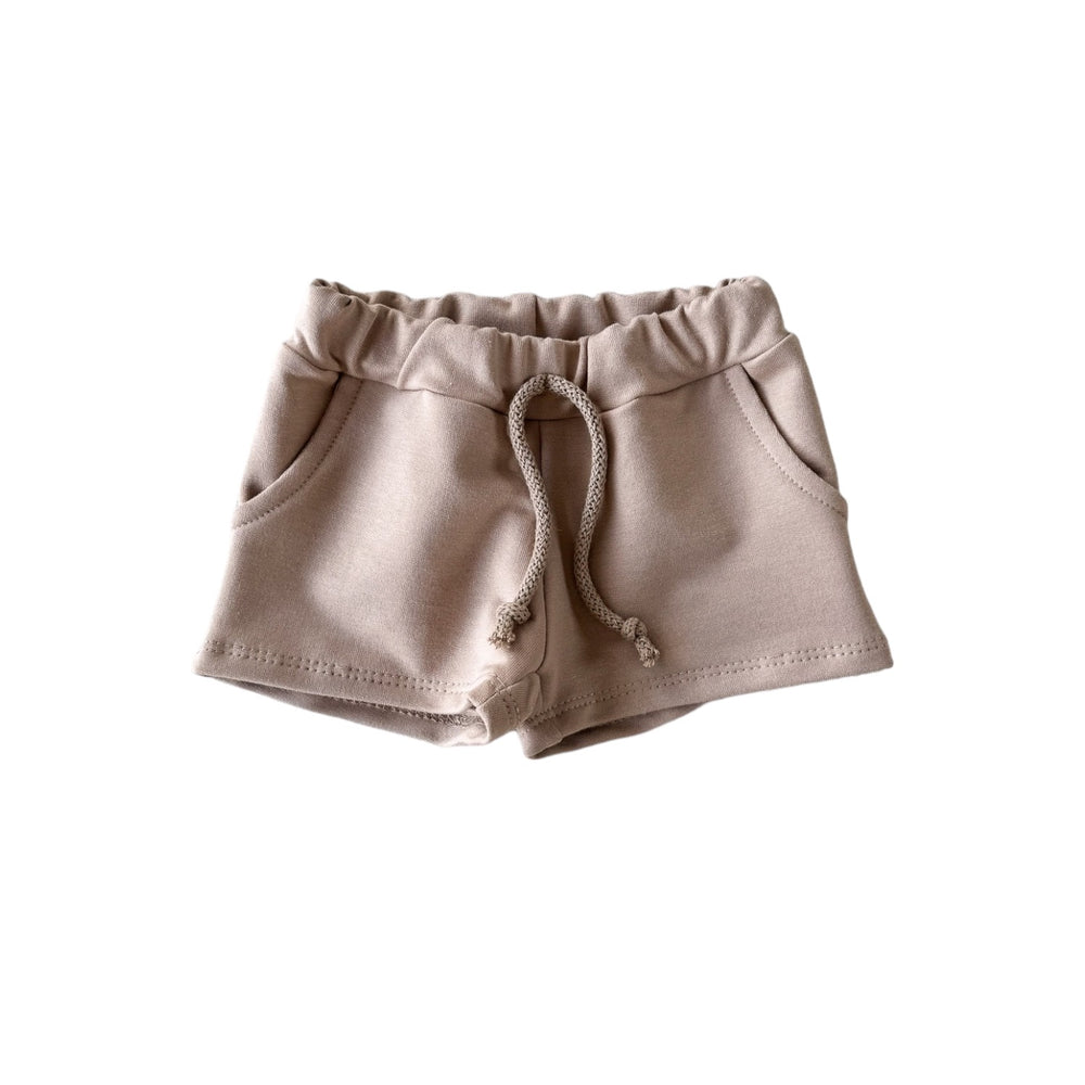 Cotton shorts / dark beige