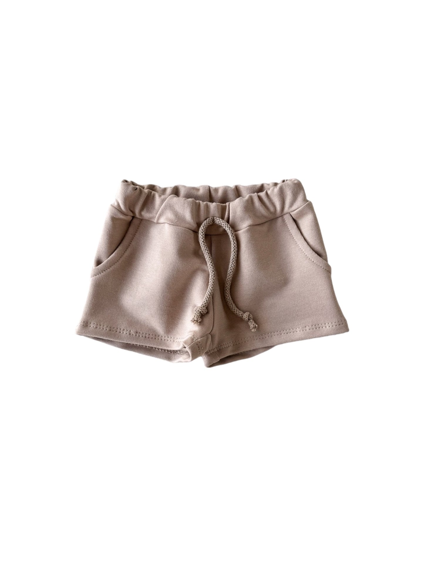 Cotton shorts / dark beige