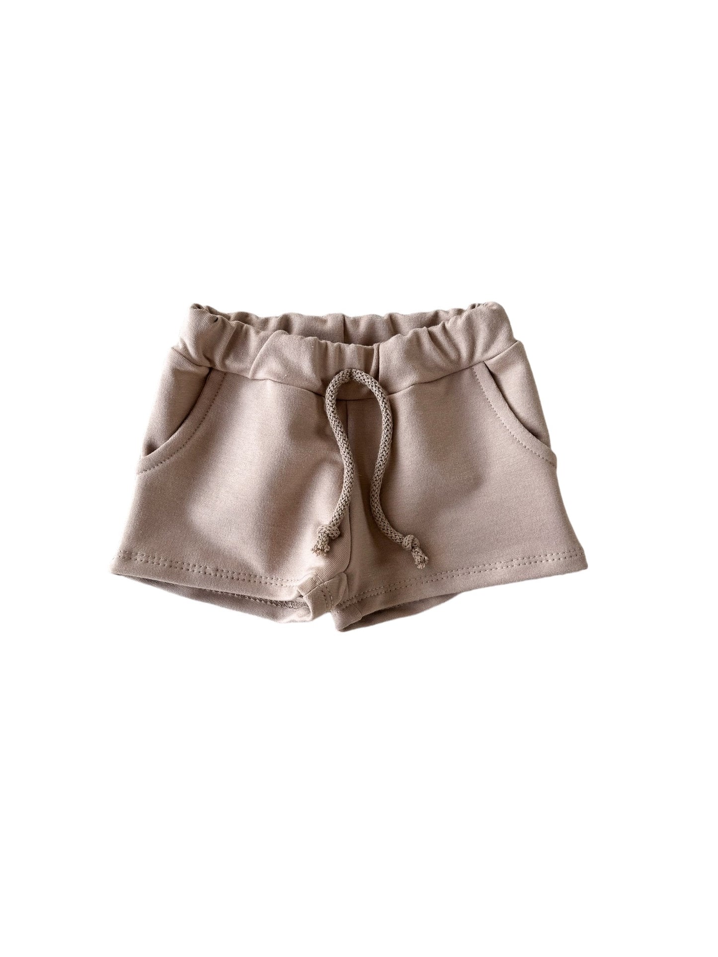 Cotton shorts / dark beige