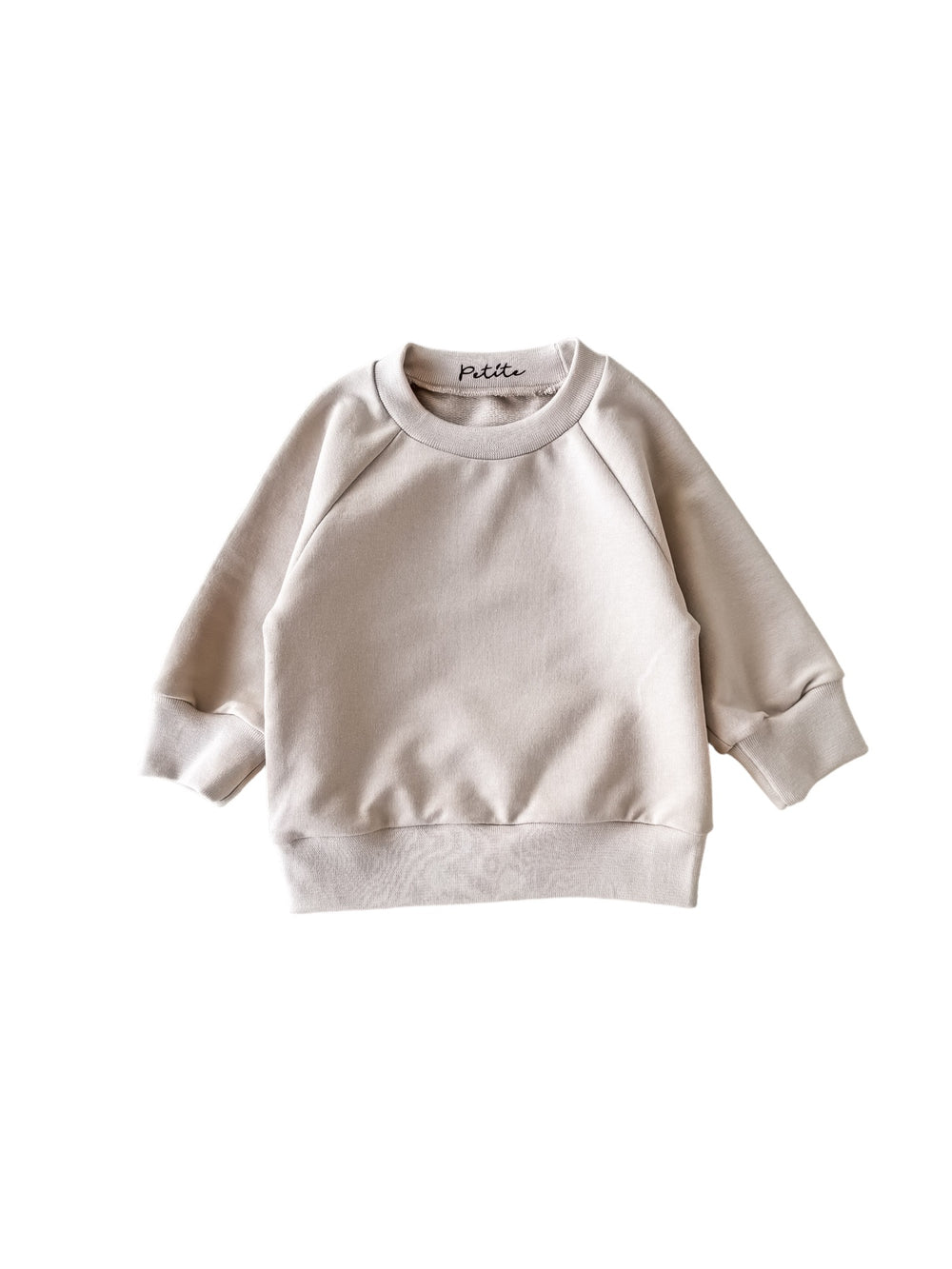 Cotton sweater / light beige