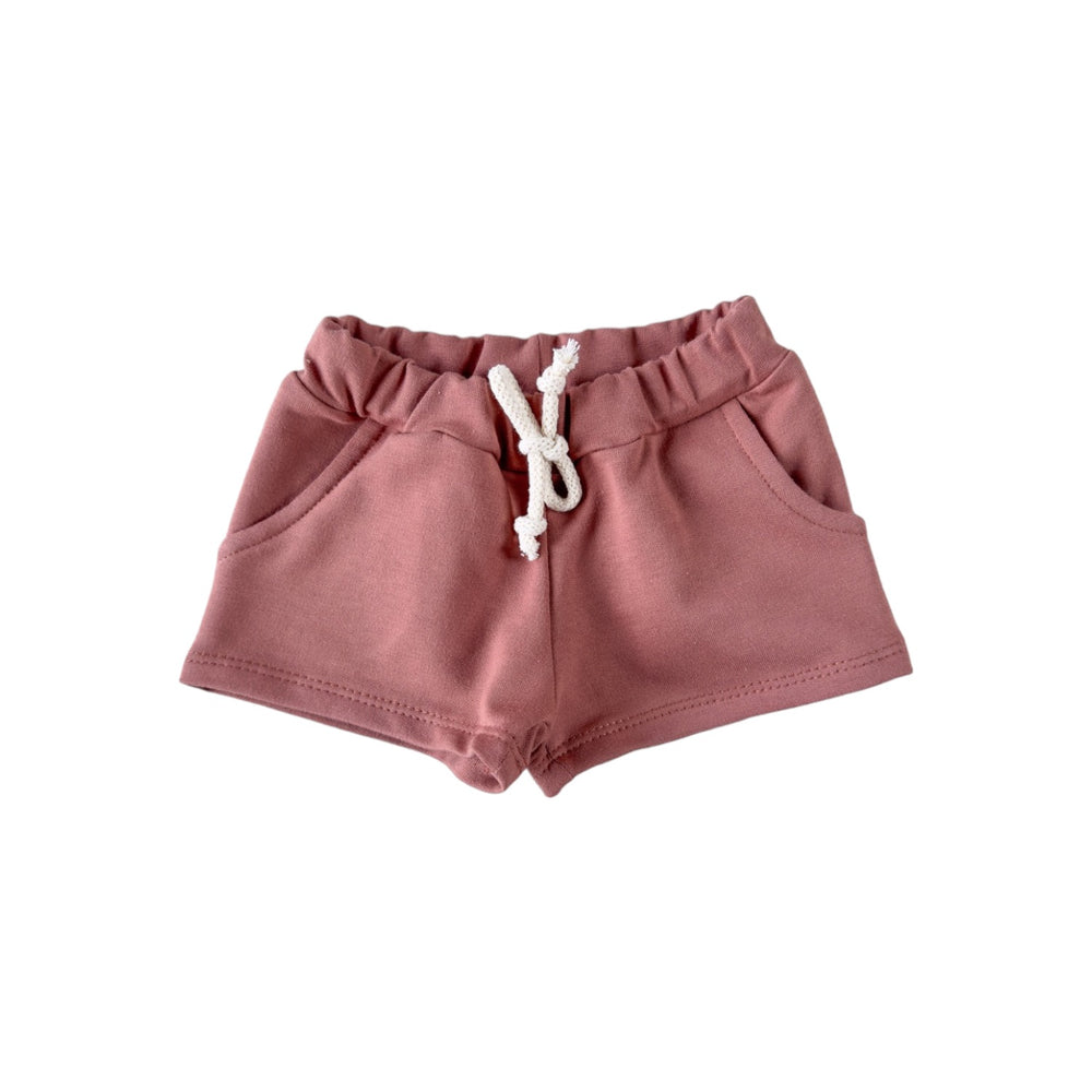 Cotton shorts / mauve