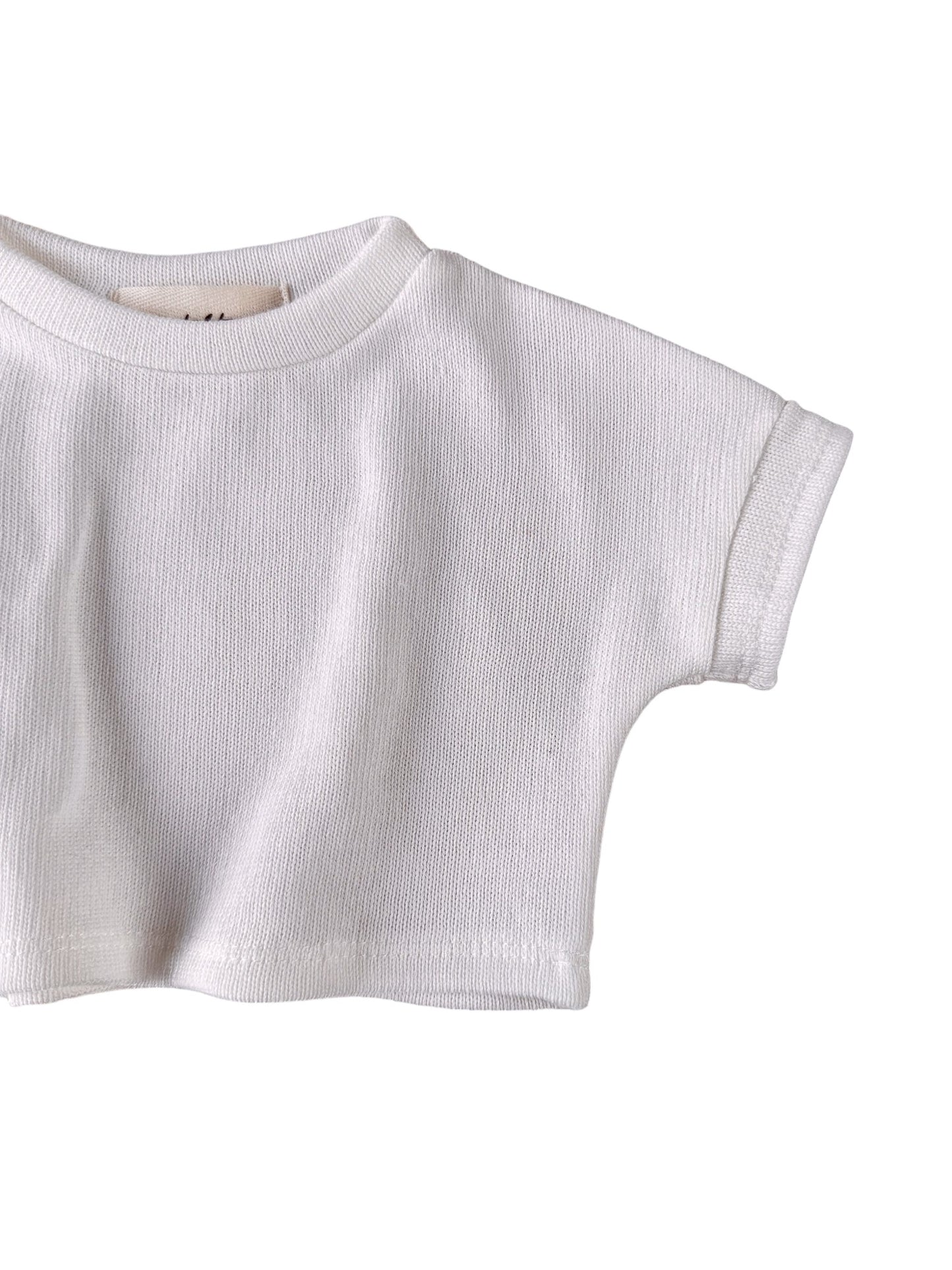 Knit t-shirt / ivory