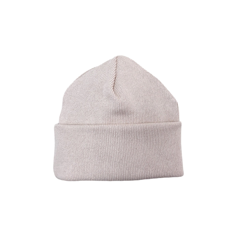 Knit beanie / light beige