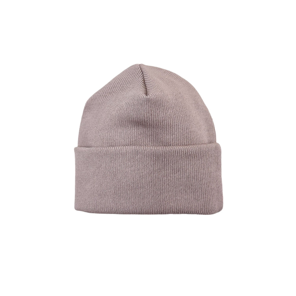 Knit beanie / dark beige