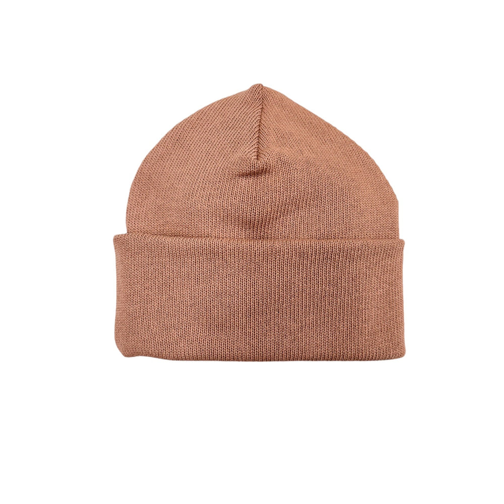 Knit beanie / cinnamon