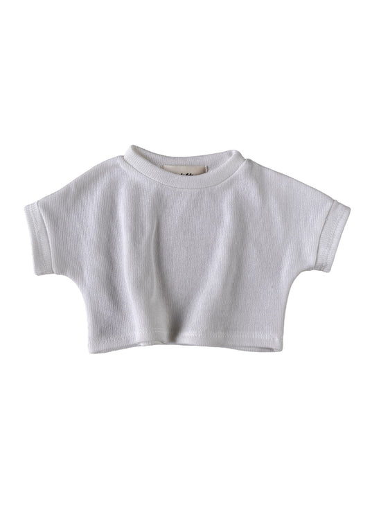Knit t-shirt / ivory