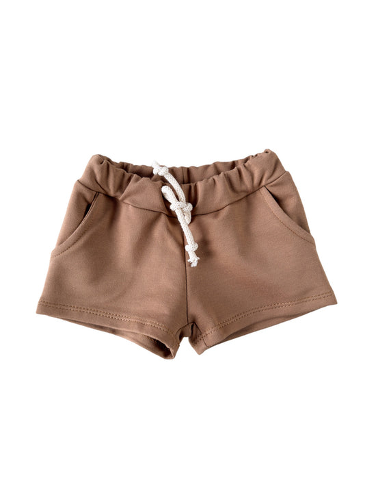 Cotton shorts / cacao
