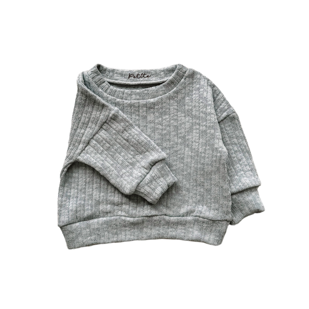 
                      
                        Cotton knit sweater / sky blue
                      
                    