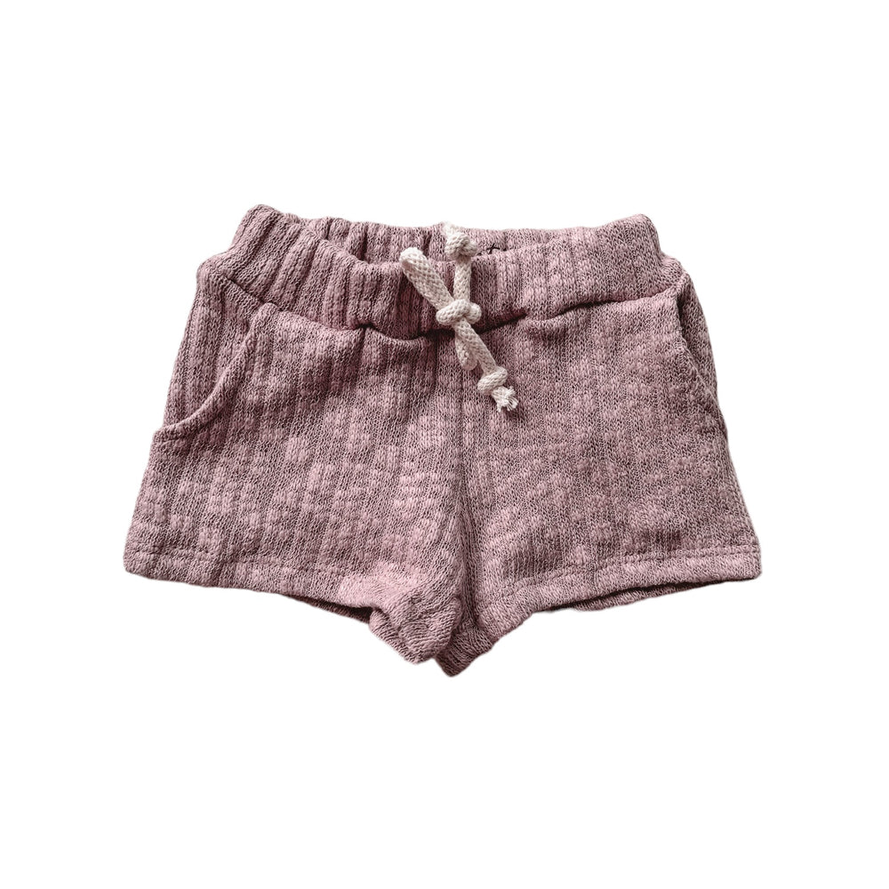 Knit shorts - lilac