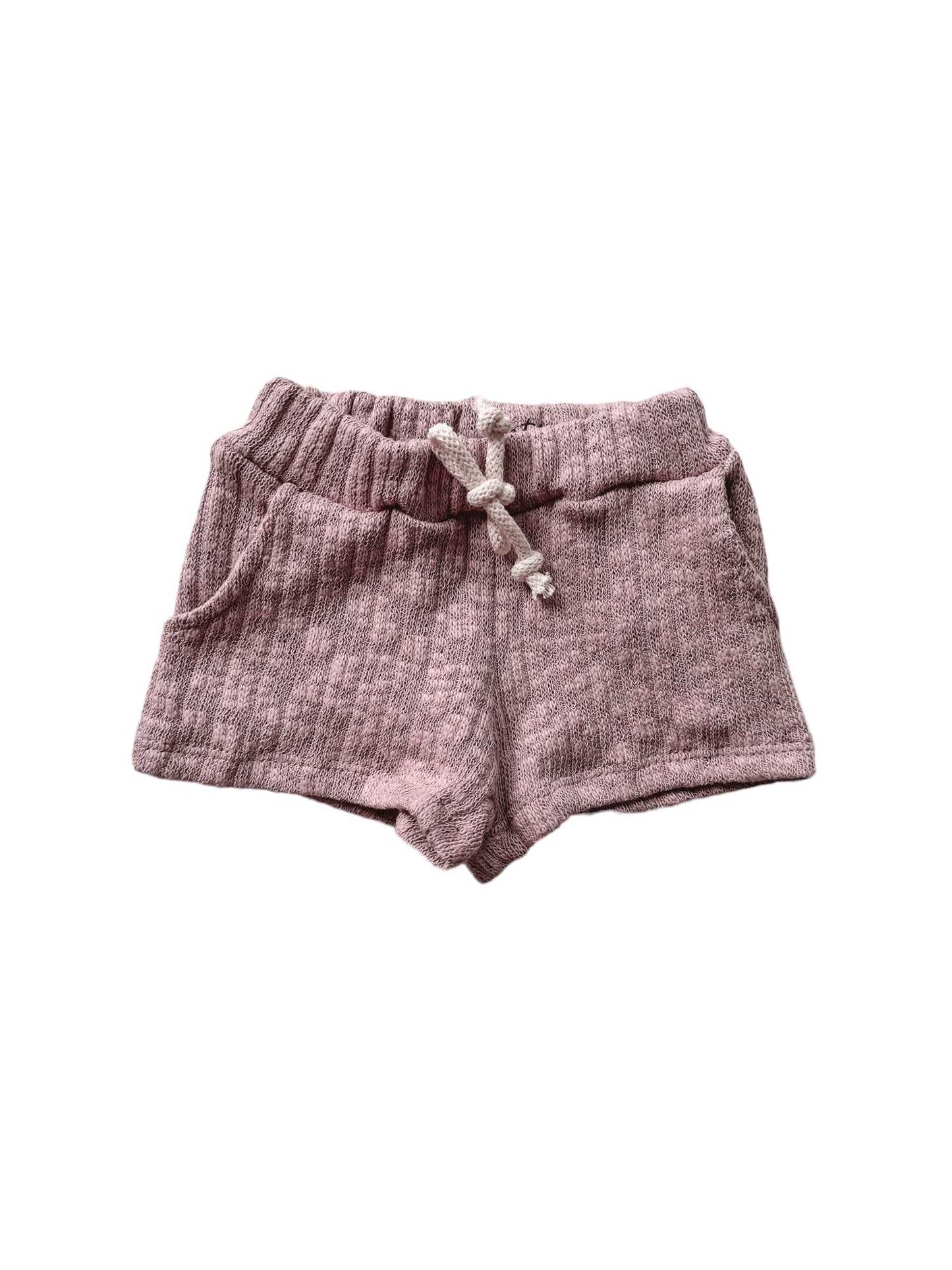 Knit shorts - lilac