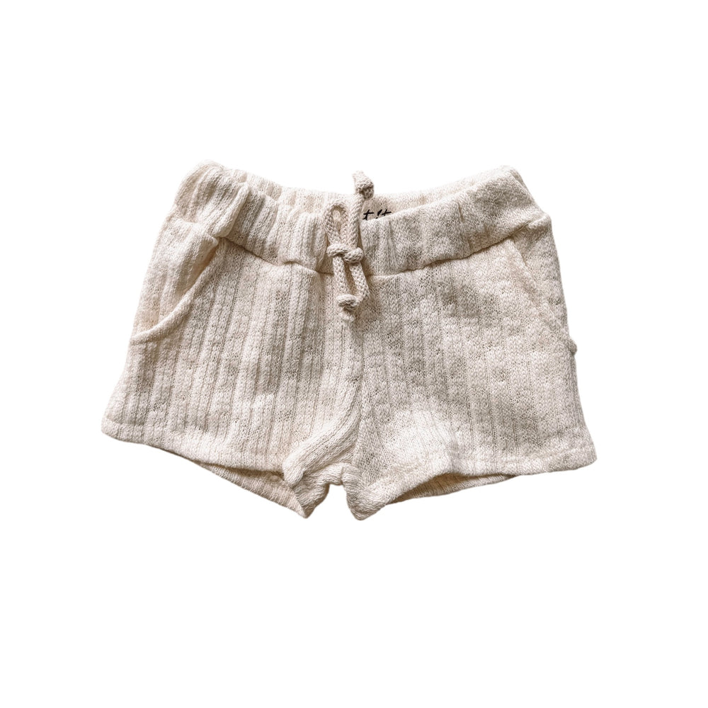 
                      
                        Knit shorts - ecru
                      
                    