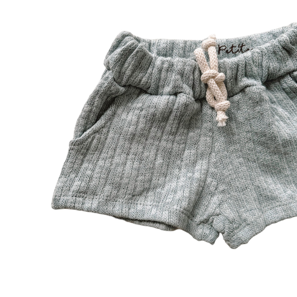 
                      
                        Knit shorts - sky blue
                      
                    